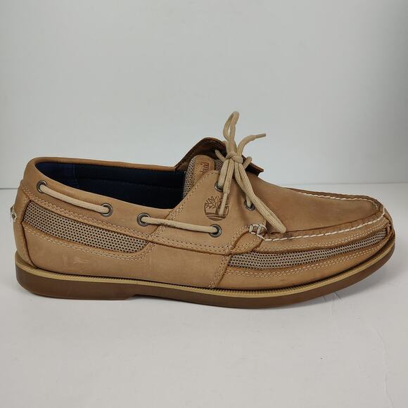 Timberland Classic 2-eye leather casual boho boat shoes mens 13 - Picture 1 of 8
